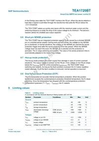 TEA1720BT/1J Datasheet Page 6