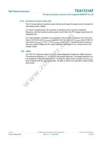 TEA1721AT/N1 Datasheet Page 6