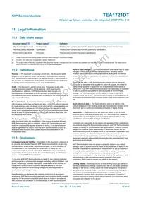 TEA1721DT/N1 Datasheet Page 12