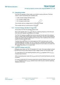 TEA1723AT/N1 Datasheet Page 5
