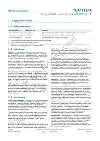 TEA1723FT/N1 Datasheet Page 12