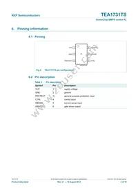 TEA1731TS/1H Datasheet Page 3