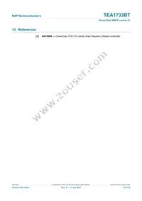 TEA1733BT/N2 Datasheet Page 15