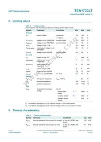 TEA1733LT/N2 Datasheet Page 11