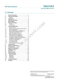 TEA1733LT/N2 Datasheet Page 21