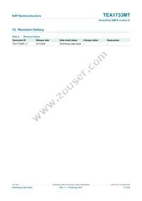 TEA1733MT/N2 Datasheet Page 17