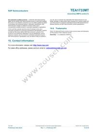 TEA1733MT/N2 Datasheet Page 19