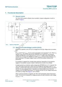 TEA1733P/N1 Datasheet Page 5