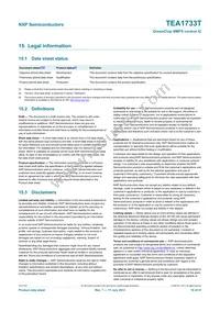 TEA1733T/N1 Datasheet Page 19