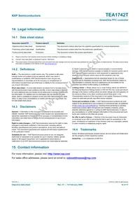 TEA1742T/N1 Datasheet Page 16