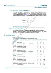 TEA1750T/N1 Datasheet Page 18