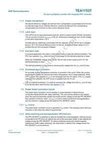 TEA1753T/N1 Datasheet Page 9