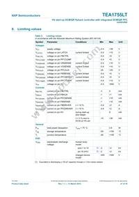 TEA1755LT/1Y Datasheet Page 21