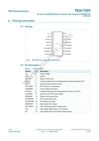 TEA1755T/1 Datasheet Page 4