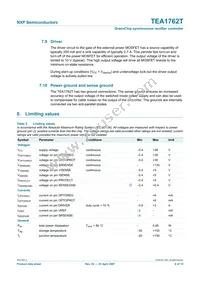 TEA1762T/N2 Datasheet Page 6