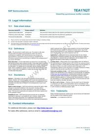 TEA1762T/N2 Datasheet Page 14