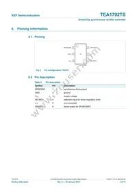 TEA1792TS/1 Datasheet Page 3