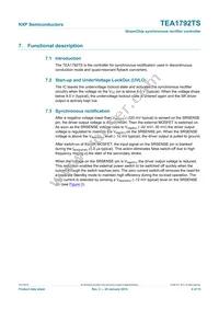 TEA1792TS/1 Datasheet Page 4