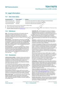 TEA1792TS/1 Datasheet Page 11