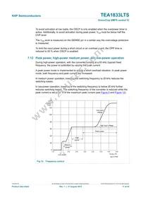 TEA1833TS/1X Datasheet Page 11