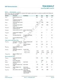 TEA18361LT/1J Datasheet Page 20