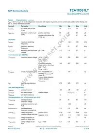 TEA18361LT/1J Datasheet Page 21