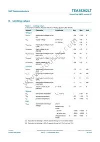 TEA18362LT/1J Datasheet Page 18