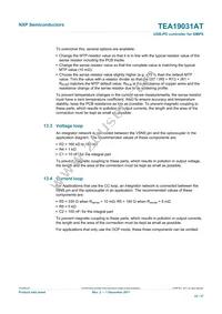 TEA19031AQT/1J Datasheet Page 23