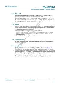 TEA19032BAAT/1J Datasheet Page 14