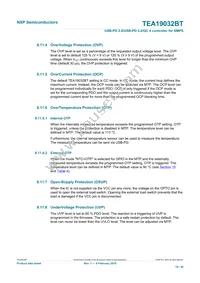 TEA19032BAAT/1J Datasheet Page 18