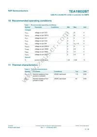 TEA19032BAAT/1J Datasheet Page 21