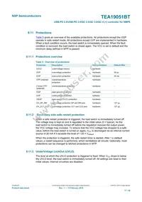 TEA19051BAAT/1J Datasheet Page 17