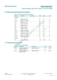 TEA19051BAAT/1J Datasheet Page 21