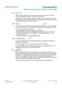 TEA19051BAATK/1J Datasheet Page 15