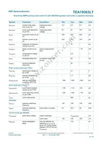 TEA19363LT/1J Datasheet Page 21