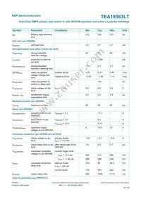 TEA19363LT/1J Datasheet Page 22