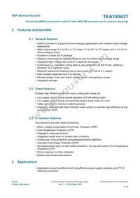 TEA19363T/1J Datasheet Page 2