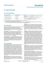 TEA1993TS/1X Datasheet Page 17