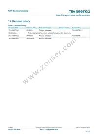 TEA1999TK/1J Datasheet Page 18