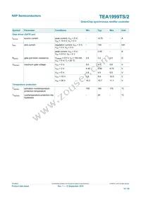 TEA1999TS/2H Datasheet Page 10