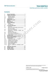 TEA1999TS/2H Datasheet Page 20