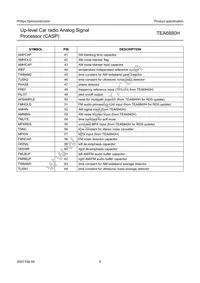 TEA6880H/V2 Datasheet Page 8