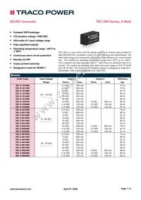 TEC 3-2421WI Datasheet Cover
