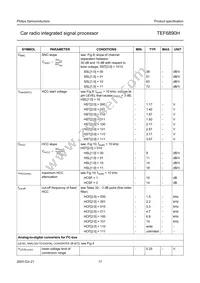 TEF6890H/V3 Datasheet Page 17