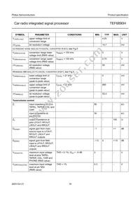 TEF6890H/V3 Datasheet Page 18