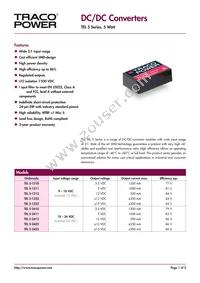 TEL 5-1212 Datasheet Cover