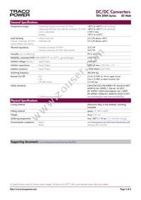 TEN 50-2413WI Datasheet Page 3