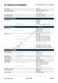 TEP 100-7211WIR-CMF Datasheet Page 3