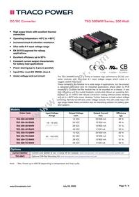 TEQ 300-7216WIR Datasheet Cover