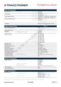 TEQ 300-7216WIR Datasheet Page 2